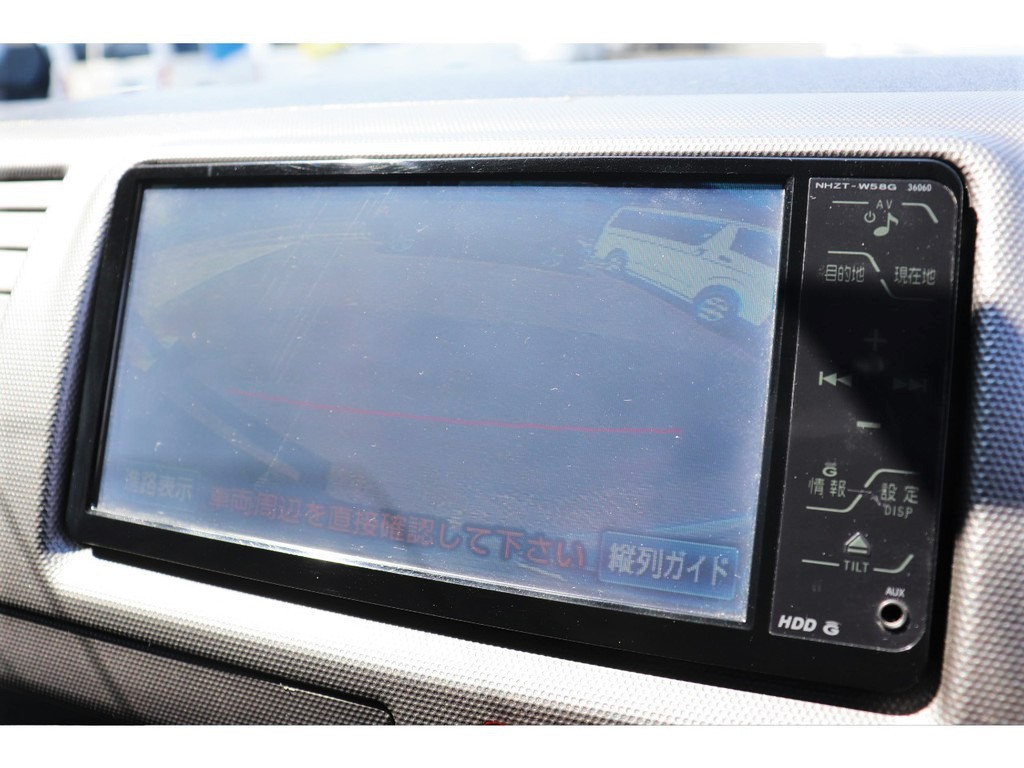駐車に便利なバックカメラ付き！