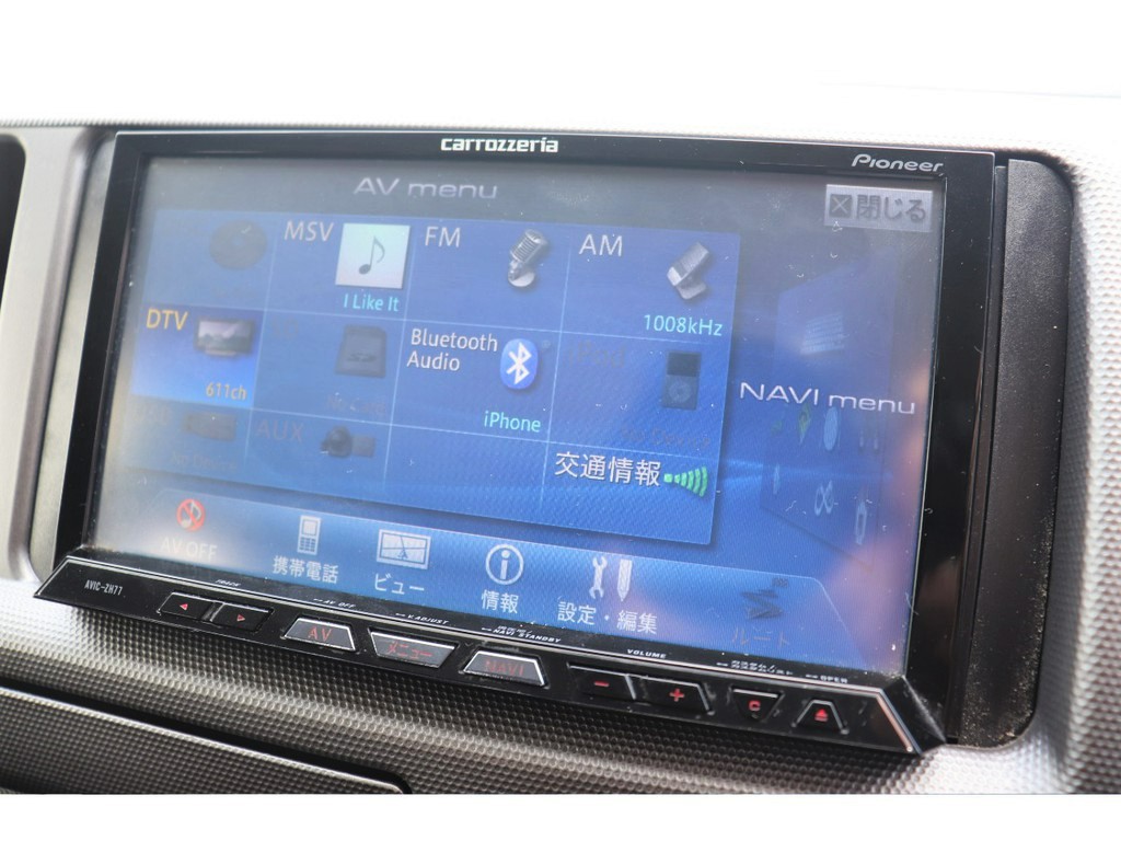 カロッツェリア製ナビ搭載♪フルセグ、Bluetooth接続！