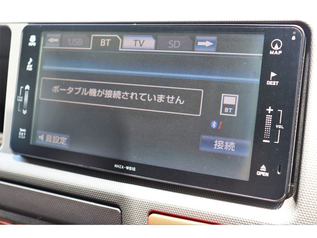 純正ＨＤＤナビを搭載！フルセグＴＶ視聴やBluetooth接続も可能です♪