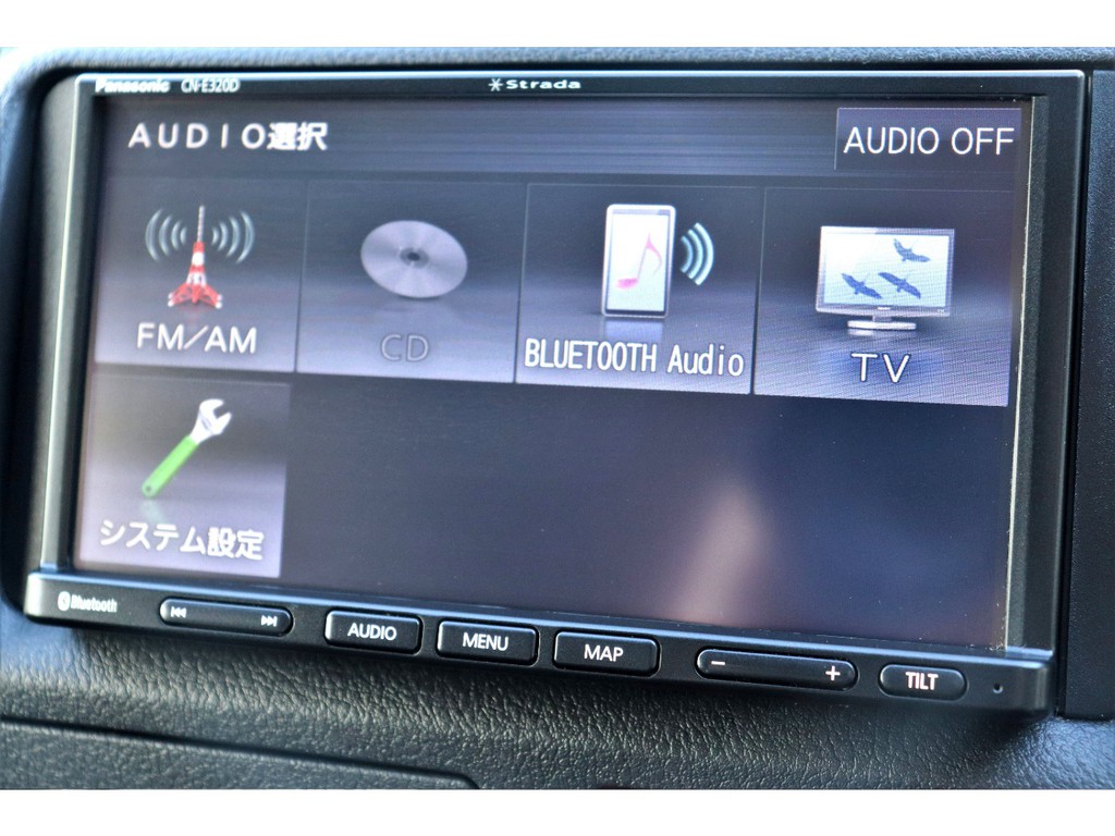 パナソニック製ナビ搭載！地デジＴＶ視聴やBluetooth接続も可能！