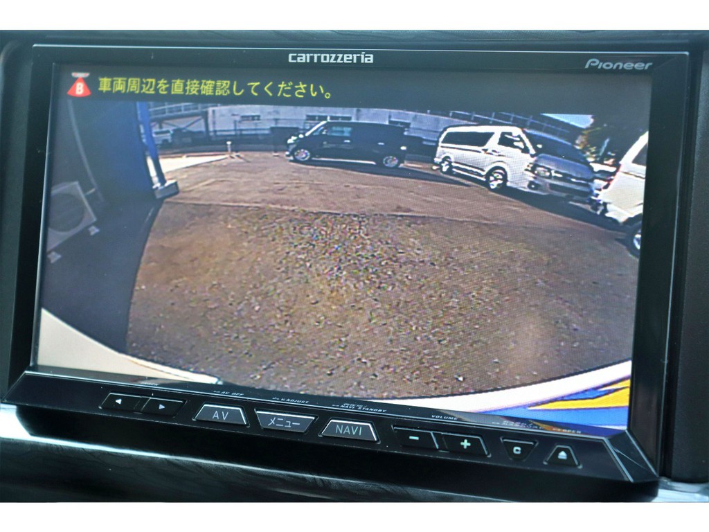 有ると安心のバックカメラ付！