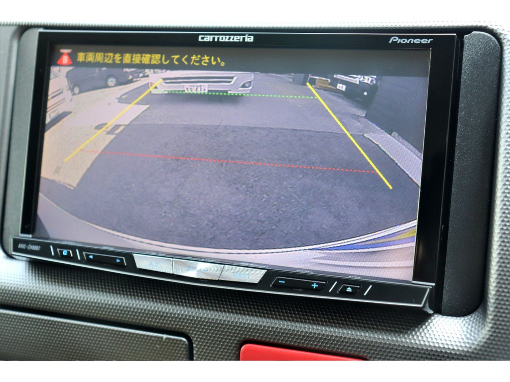 有ると安心のバックカメラ付！