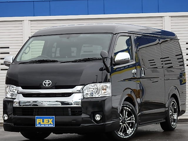【新車ハイエースワゴンGL4WD寒冷地仕様車VSC付き】【FLEXオリジナル内装架装アレンジCT】