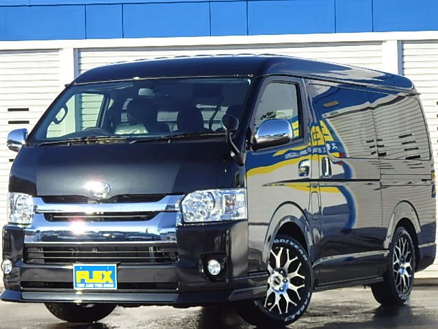 【新車ハイエースワゴンGL　寒冷地仕様VSC付　FLEXオリジナル内装架装ver3.3】