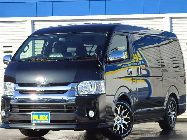 【新車ハイエースワゴンGL　寒冷地仕様VSC付　FLEXオリジナル内装架装ver3.3】