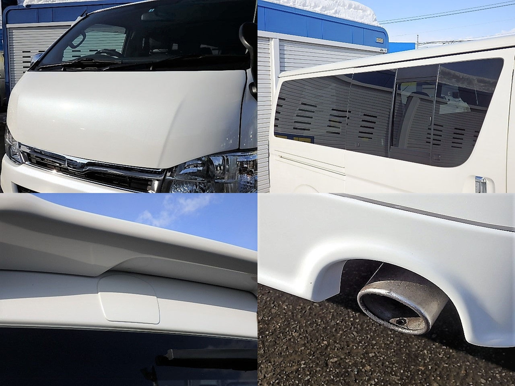 415コブラBY2ボンネット！マフラーカッター/ミラーホールカバー！