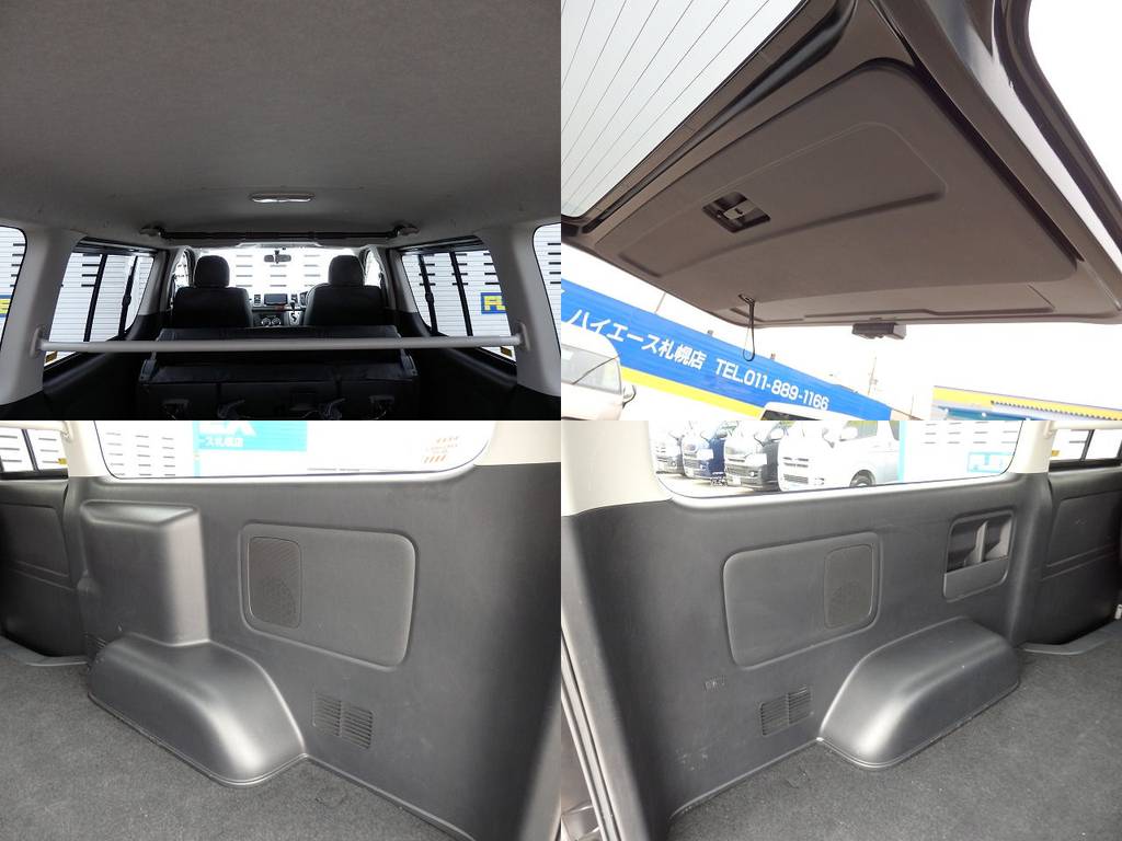 荷室にも傷が少なく、室内も非常にキレイに保たれております！