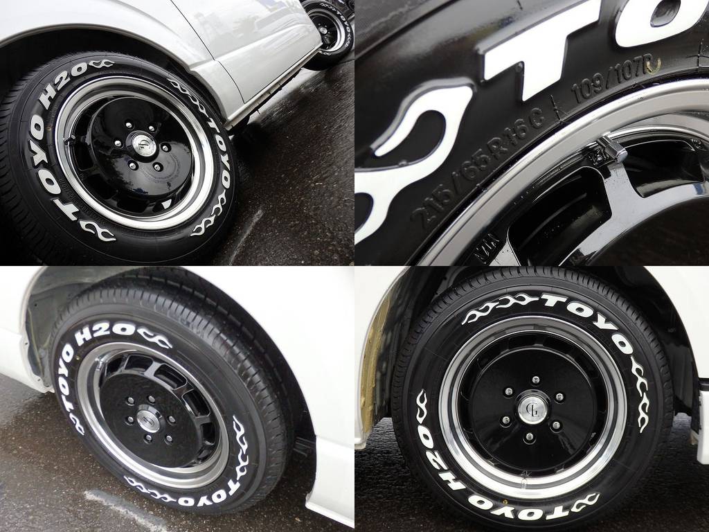 足元は、ゴーストライン　エクストラ16in/TOYO H20タイヤ！