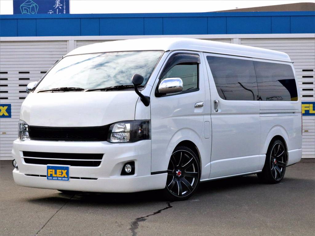 【買取直販 Ｈ２５ ３型後期ハイエースＷ ４ＷＤ ＧＬ クランクグルニエ】