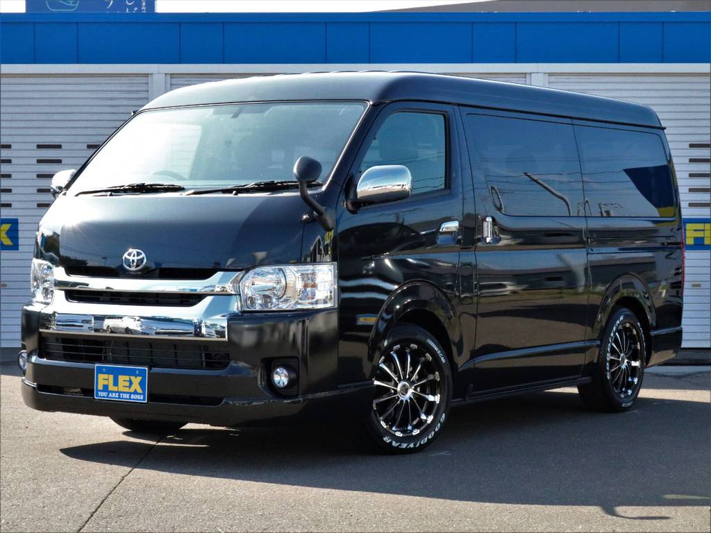 【新車ハイエースＷ ４ＷＤ ＧＬ ＦＬＥＸオリジナル内装架装アレンジＣＴ ツインナビＰＫＧ】