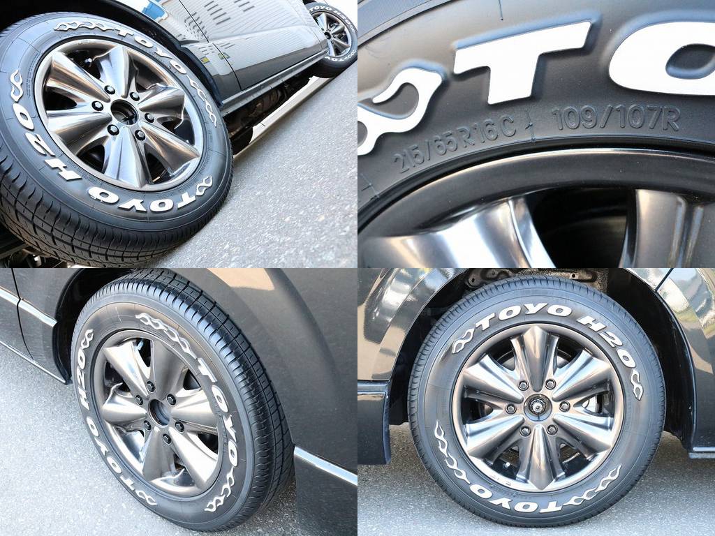 足元は、FAT BOY16in/TOYOH20タイヤ！