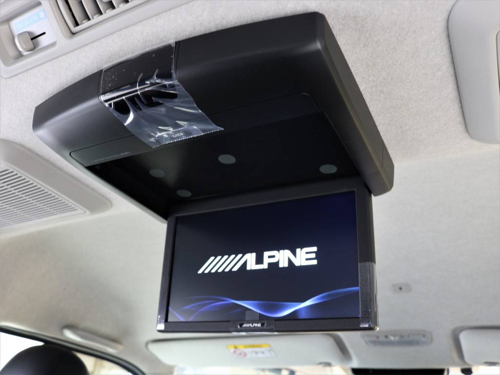【ALPINE　フリップダウンモニター】装備！！