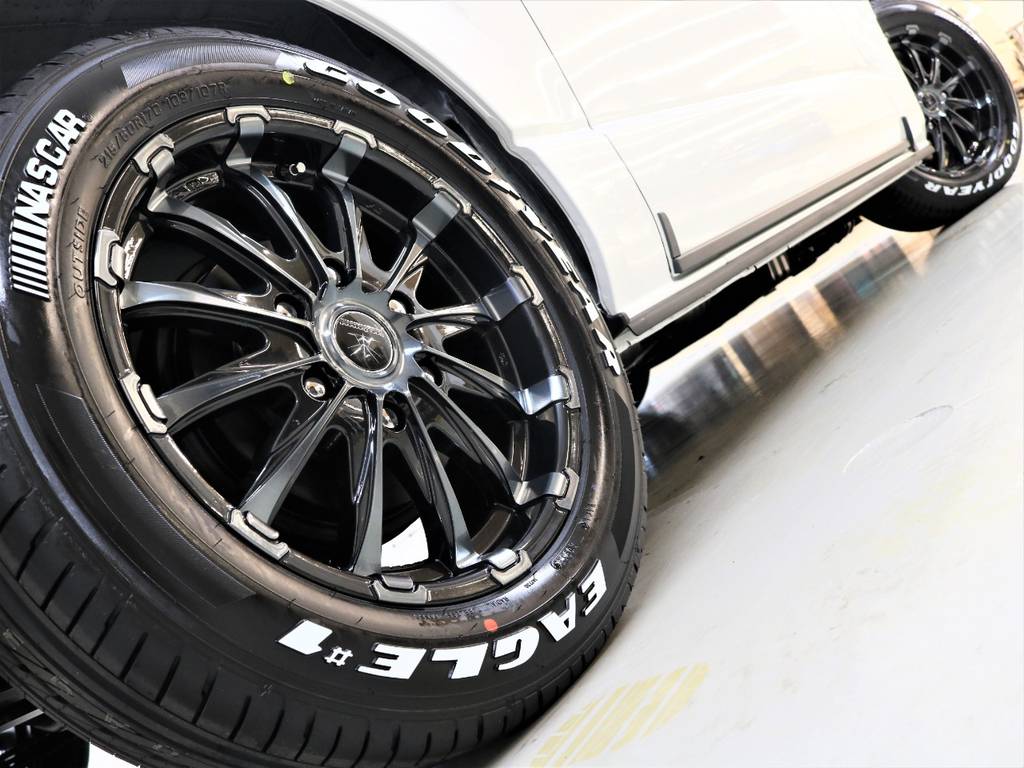 【ブラックダイヤモンドアルミ17in＆Goodyearナスカータイヤ17in】の組み合わせ！！