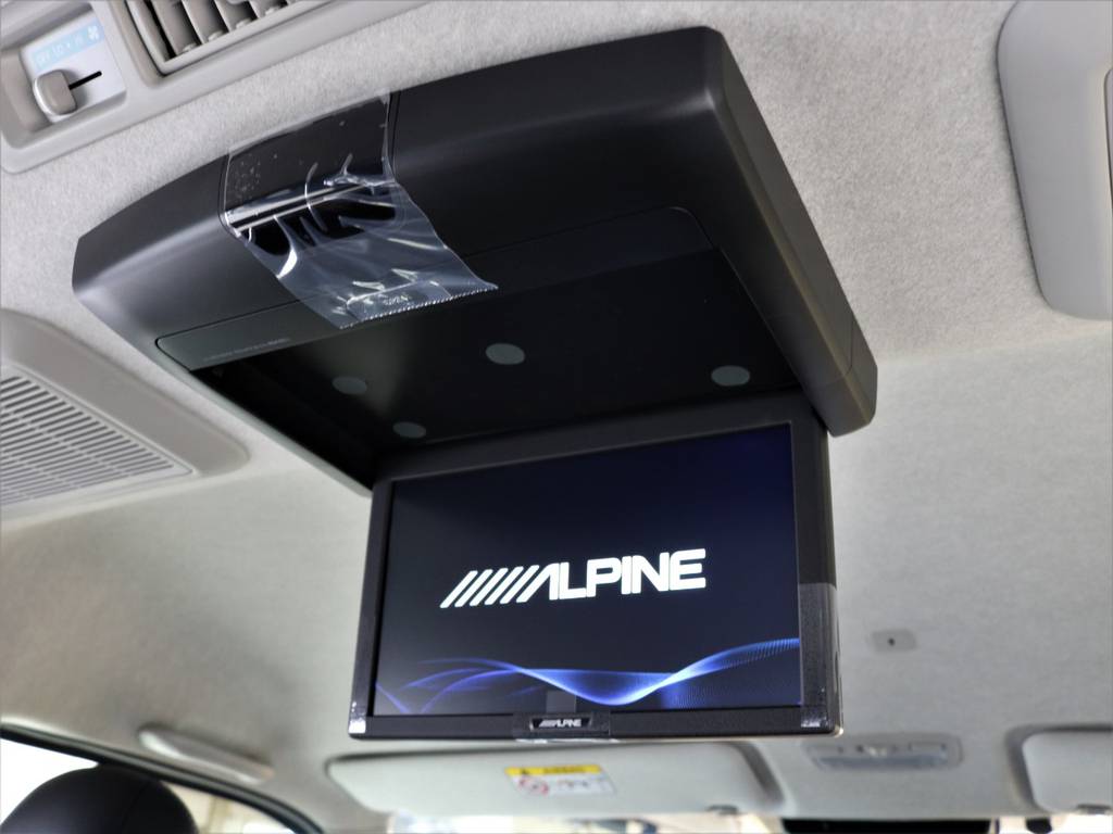 【ALPINE　フリップダウンモニター】装備！！