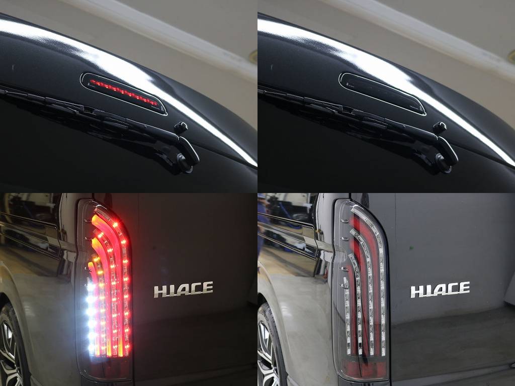 【ヴァレンティハイマウントストップランプ＆FLEXオリジナル煌きテールランプREDバー】の組み合わせ！！