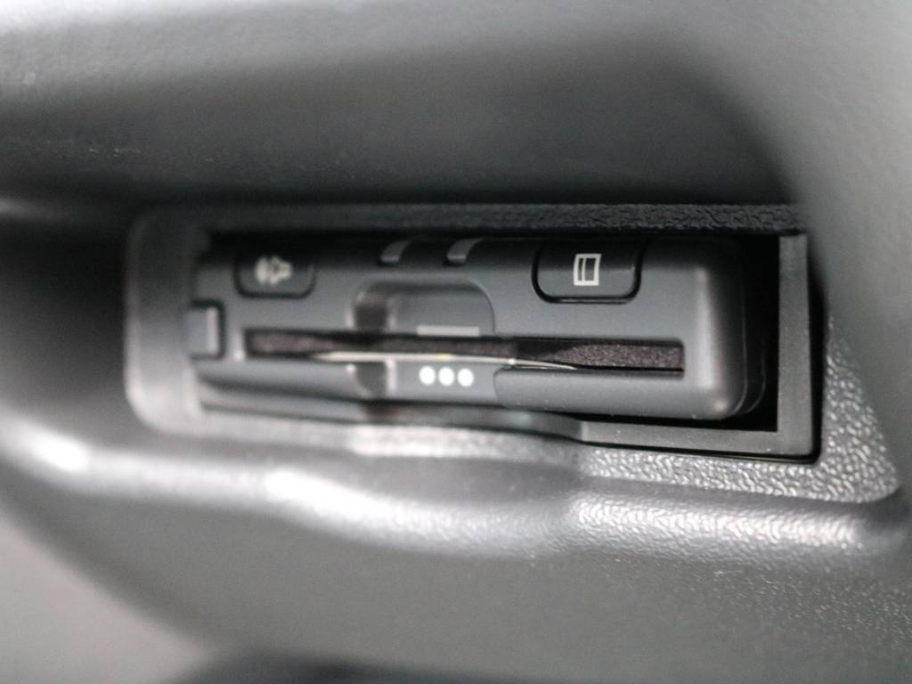 ビルトインETC搭載！埋め込み型なので見た目がスッキリしているのがうれしいですね！