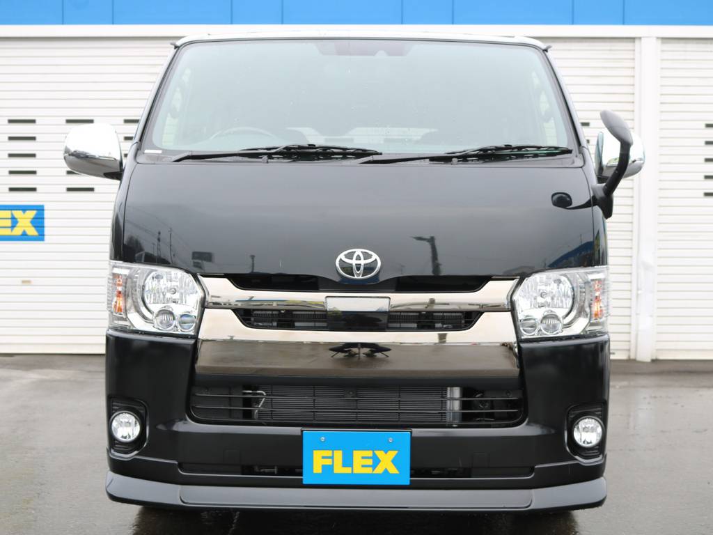FLEXオリジナルDelfinoLineフロントリップスポイラー装備！