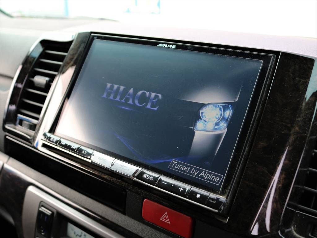 ALPINE　BIGX　8?ナビ！！