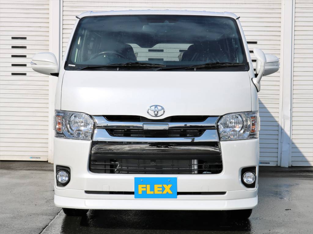 FLEXオリジナルDelfinoLineフロントリップスポイラー装備！整ったフェイスに！
