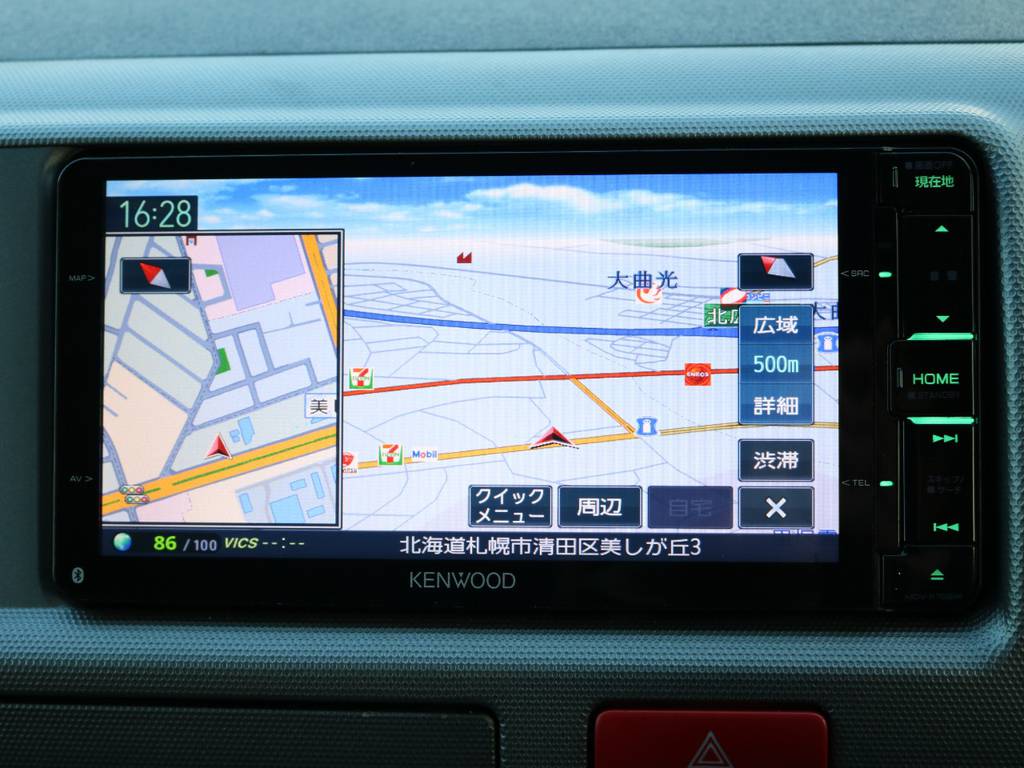 KENWOOD SDナビ搭載!