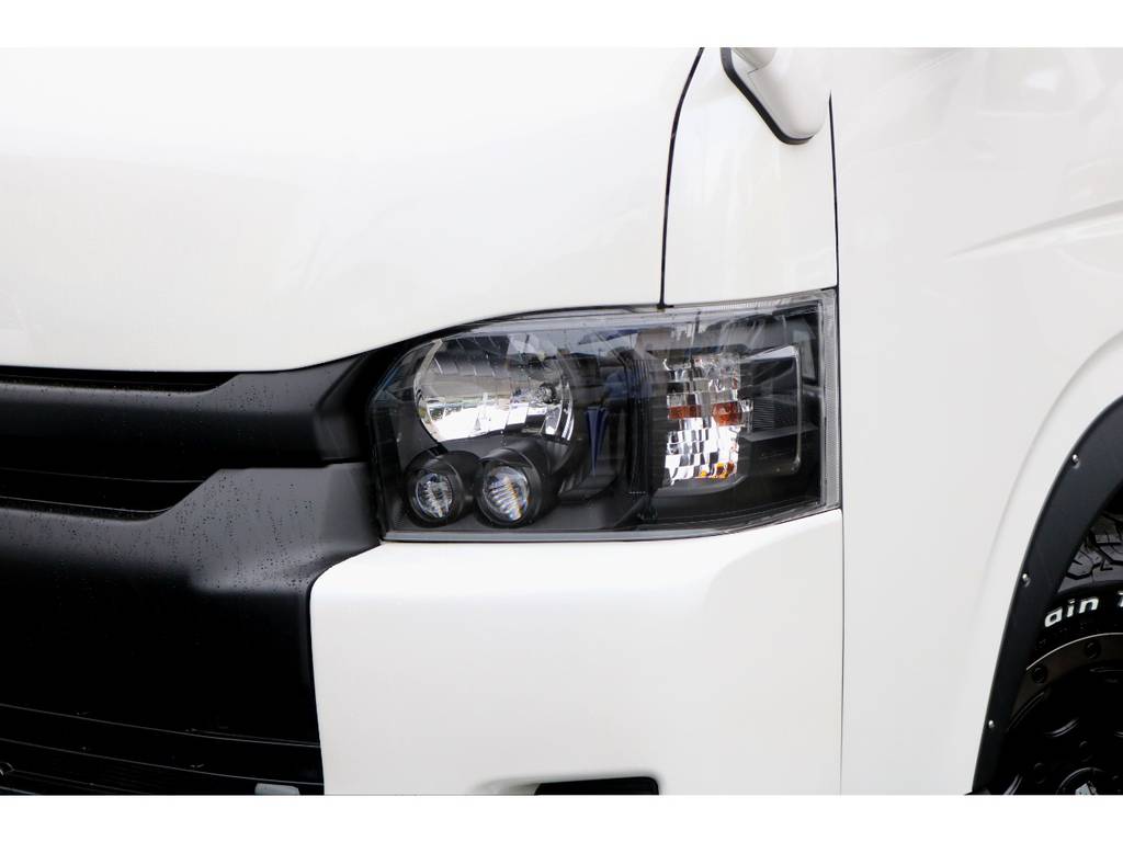 ＬＥＤヘッドライトインナーブラック施工！