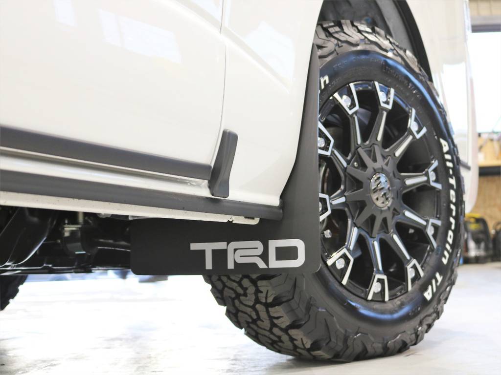 TRDマッドフラップ！