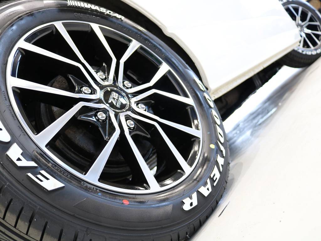 ゼロブレイクフォースアルミ17inとGOODYEARナスカータイヤ17inの組み合わせ！