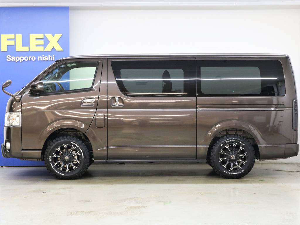 純正車高なので山道もバッチリ！