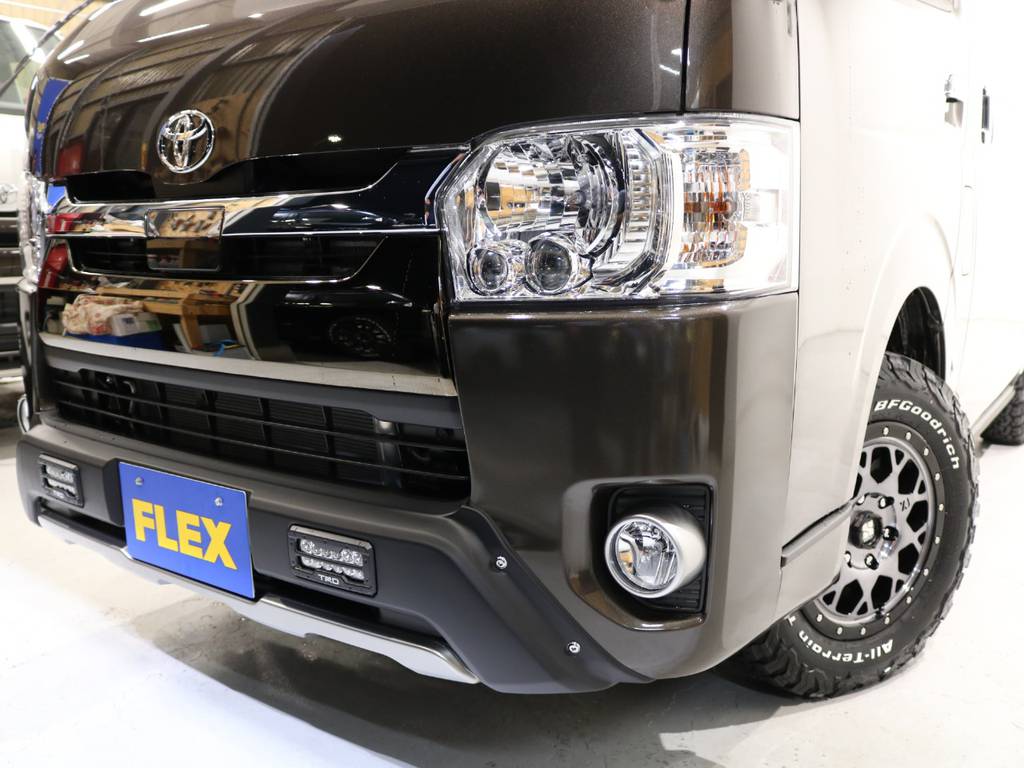 TOYOTA TRDフロントスポイラー！(LEDデイライト付き)