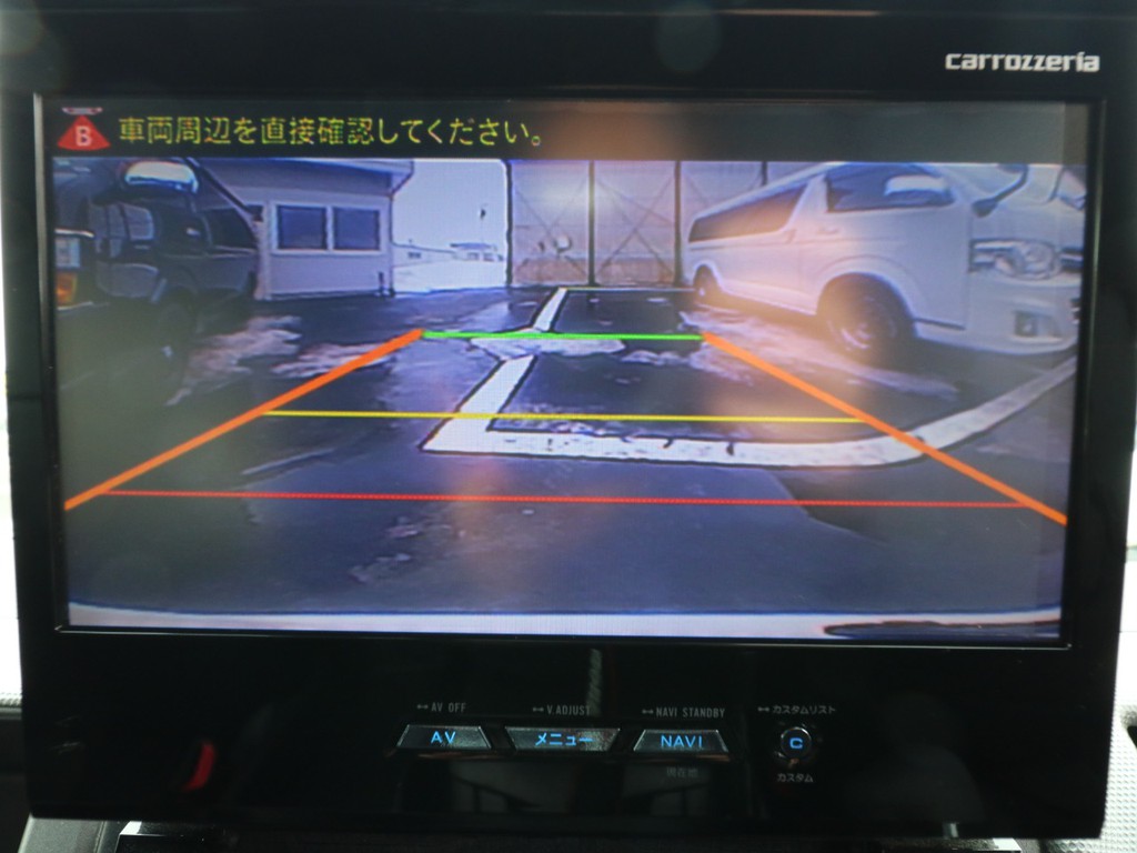 バックカメラも完備で駐車も安心！