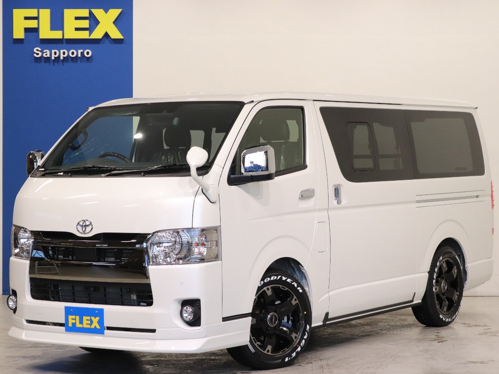 トヨタ ハイエースバン 2 8 スーパーgl ダークプライム ロングボディ ディーゼルターボ 4wd 車探しなら中古車 新車の専門店flex フレックス へ