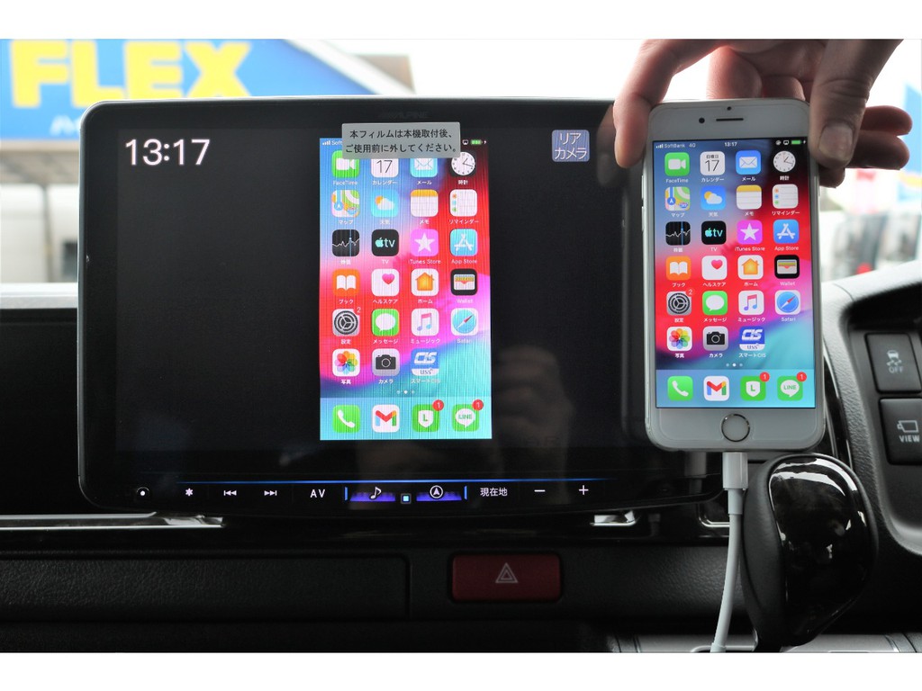 ＨＤＭＩによるスマホミラーリング接続！話題のアイテムもおさえてあります☆
