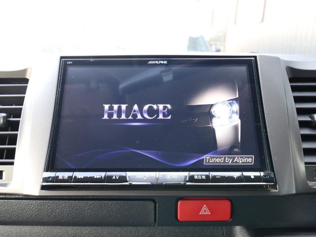 ALPINE製　ＢＩＧ－Ｘ　８?カーナビゲーション付き！
