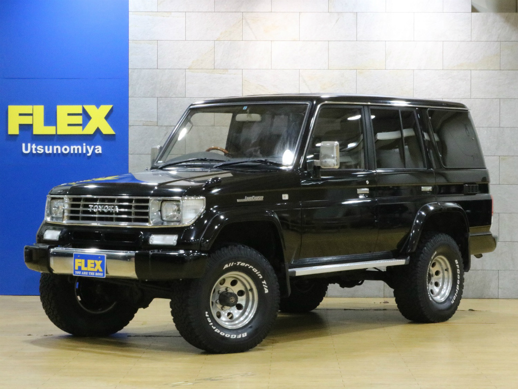 ランクル７８プラド【ブラックカスタム】ディーゼルターボの３０００ＣＣ！！アウトドアからキャンプまで幅広く活躍してくれます！！