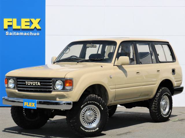 ランクル８０買取直販車！！人気のベージュカラーがお買得に手に入ります！