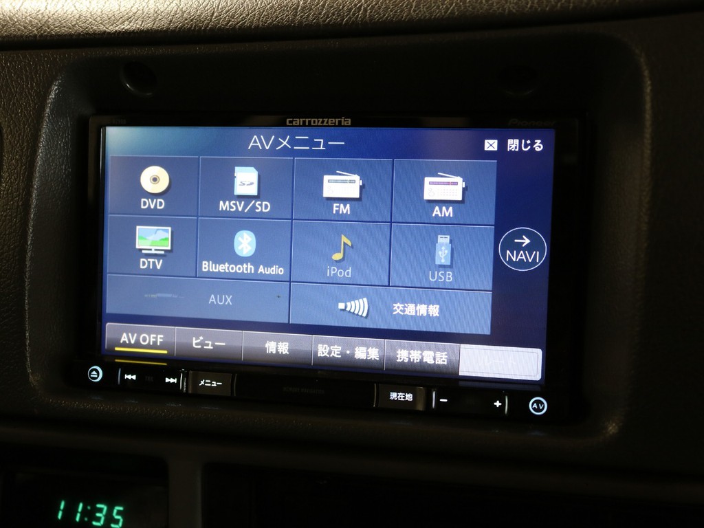 カロッツェリア製ナビ装備済み！