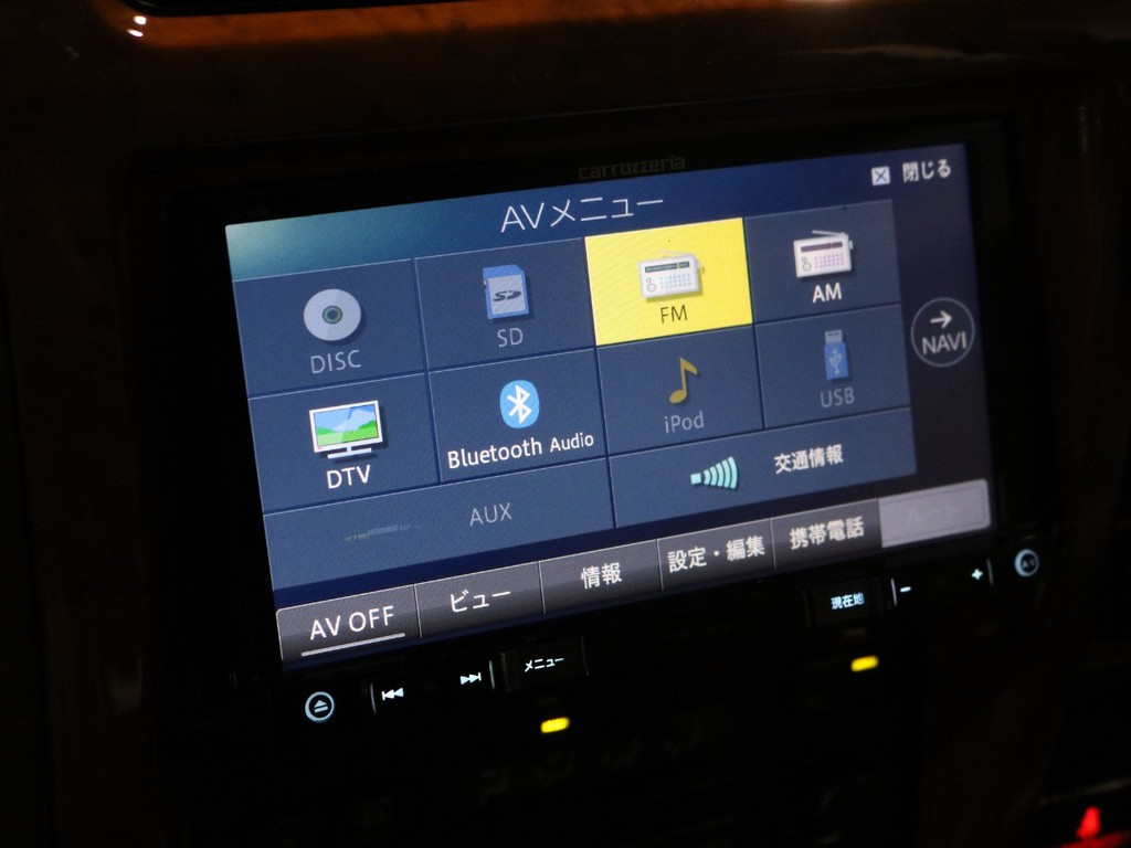 Bluetoothも使用可能なナビ付き☆