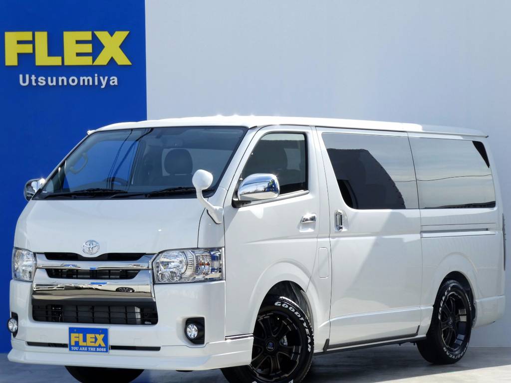 新車　ハイエース　４ＷＤ３，０００ディーゼルターボ　特別仕様車ダークプライムが入庫しましたよ！！