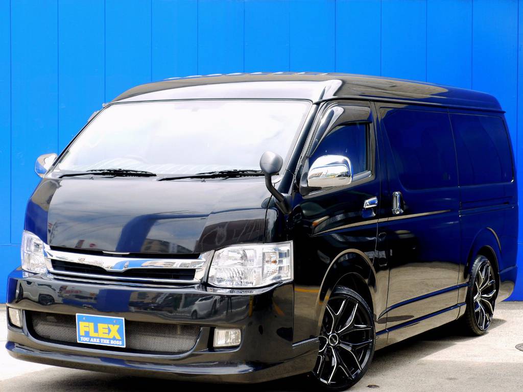 Ｈ２３年式ハイエースワゴンＧＬ 座席レイアウト変更済レガンスフルエアロ４ＷＤが入庫しました！！
