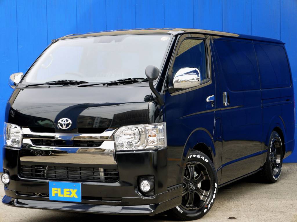 新車ハイエース スーパーＧＬ トヨタセーフティーセンス付ダークプライム ベットキットパッケージが入庫しました！！