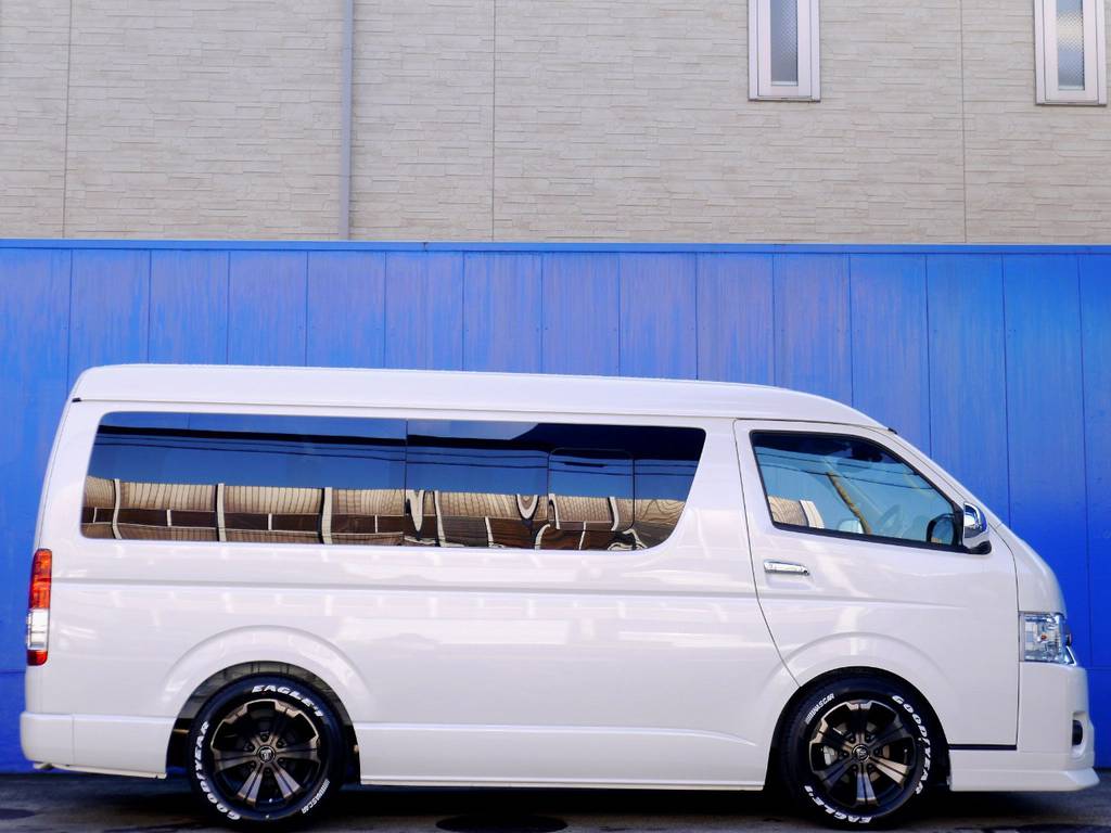 ２インチローダウン施工済！！構造変更にてのご納車となりますのでご安心ください！！