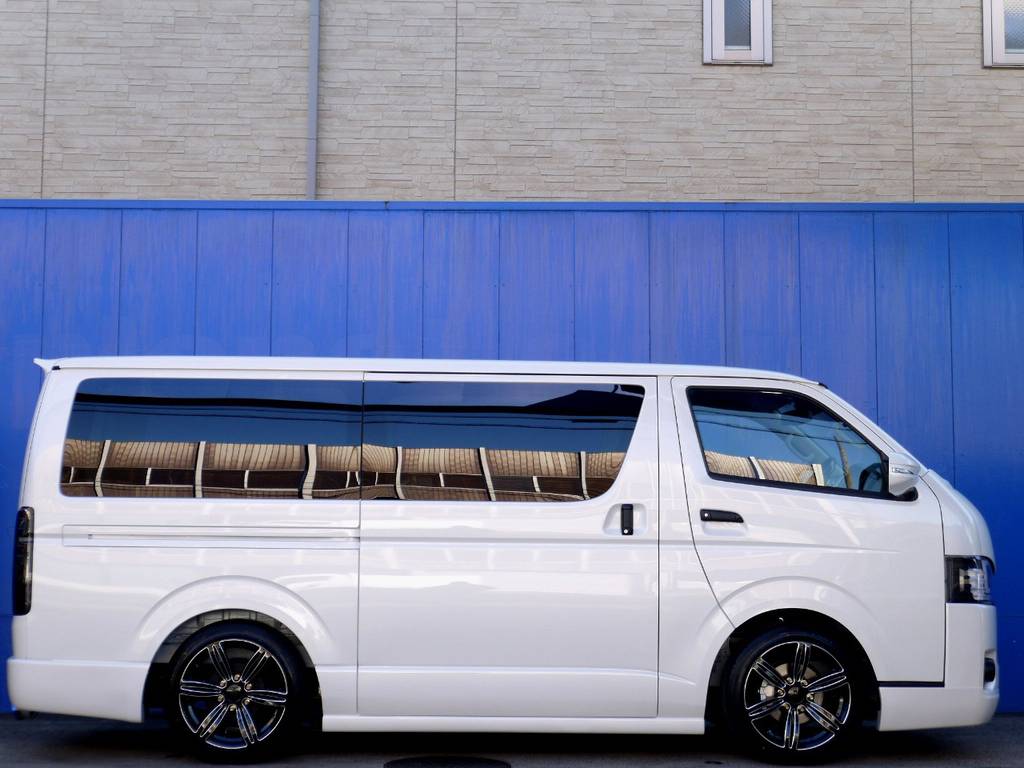 ２．５インチローダウン施工済！！構造変更にてご納車となりますのでご安心ください！！