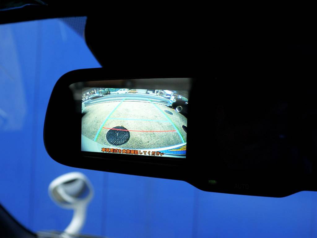 メーカーオプション リア防眩バックカメラミラー完備！！