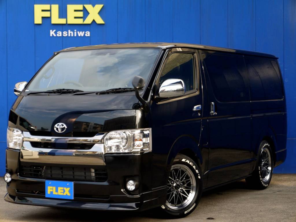 新車ハイエース スーパーＧＬ ダークプライムⅡ ブラックカスタムパッケージが入庫しました！！