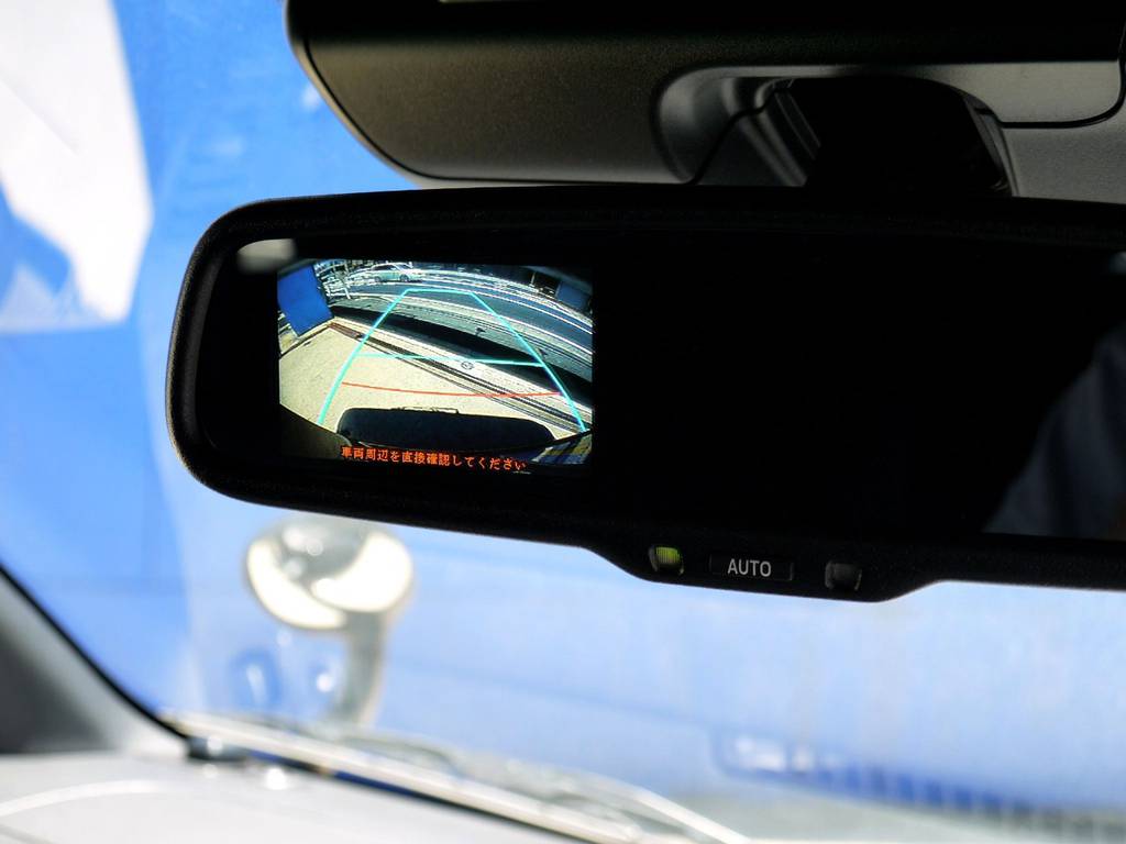 メーカーオプション リア防眩バックカメラミラー完備！！