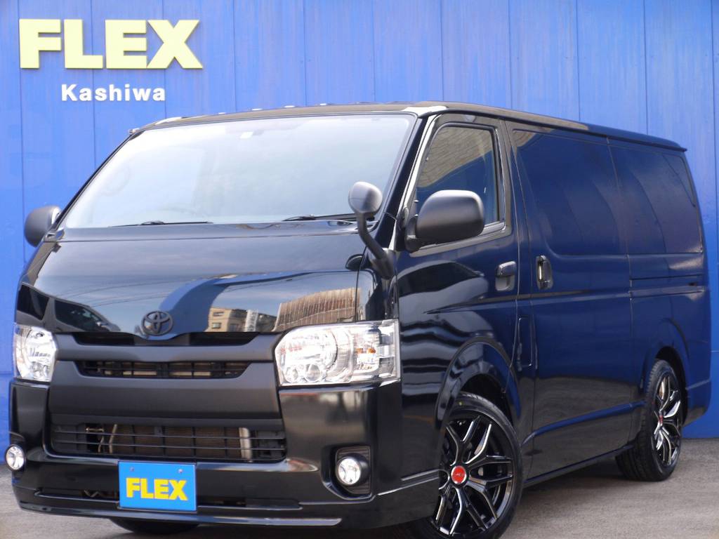新車ハイエース スーパーＧＬ ダークプライム ブラックカスタムパッケージが入庫しました！！