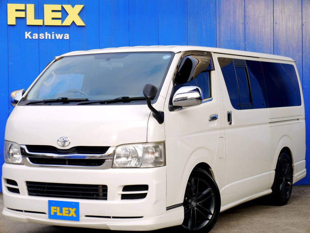 Ｈ２２年式ハイエース ＤＸ ＧＬパッケージ フルエアロが入庫しました！！
