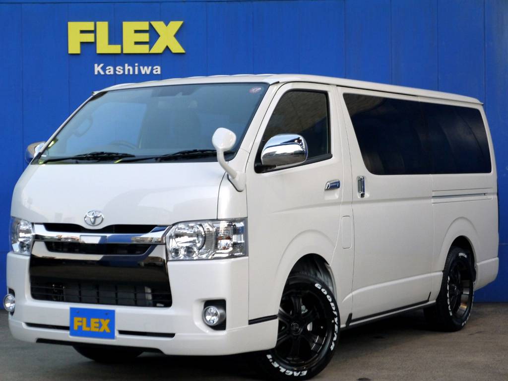 新車ハイエース スーパーＧＬ ５０ＴＨアニバーサリーリミテッド ディーゼルターボ４ＷＤ ツインナビ ベットキットパッケージが入庫しました！！