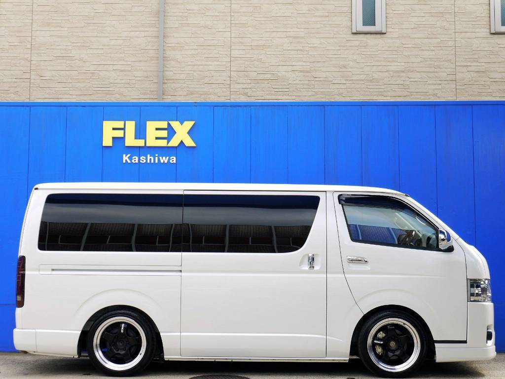 ２インチローダウン施工済！！構造変更にてご納車となりますのでご安心ください！！