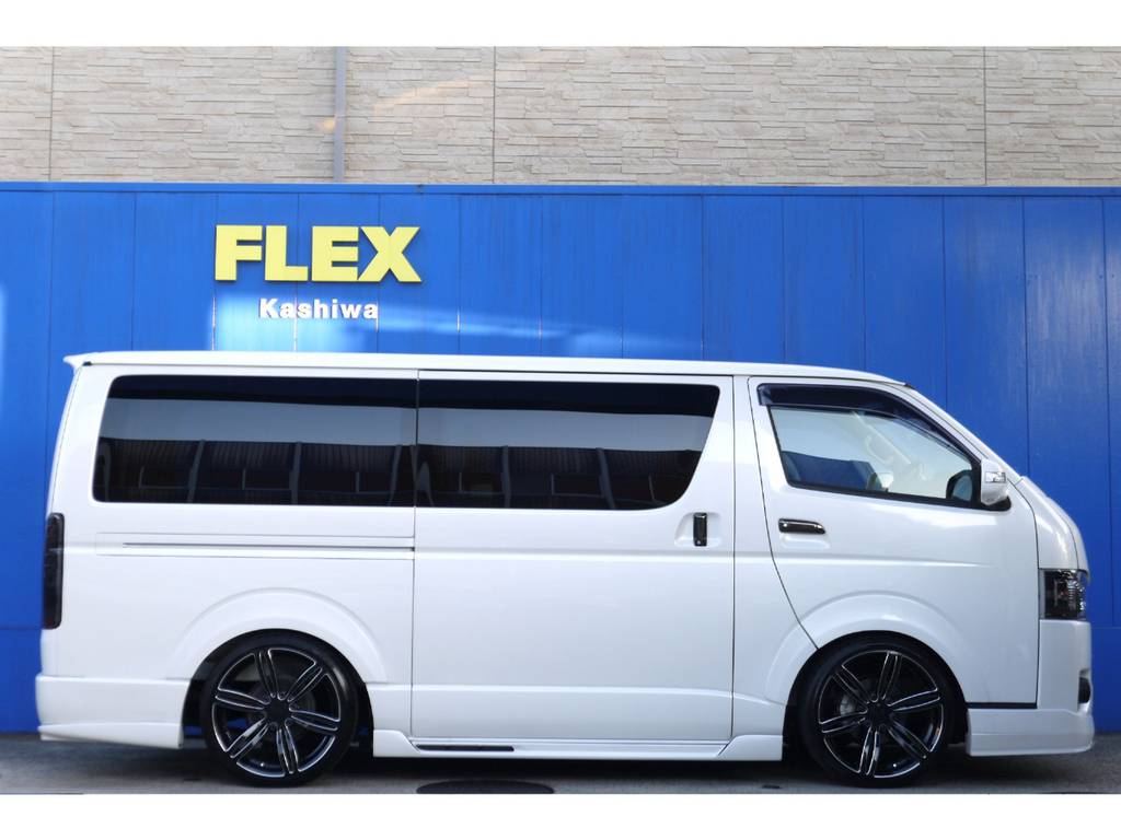 ２．５インチローダウン施工済！！構造変更にてご納車となりますのでご安心ください！！